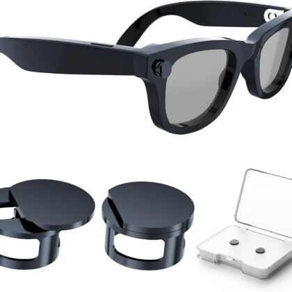 2Pack LED Light Blocking Cover for Ray Ban Meta Glasses Accessories,Blackout LED Flash Covers Blocker Compatible with Way-farer, Skyler,Headliner and Oakley Smart Glasses