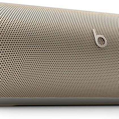 Beats Pill - Bluetooth Speaker and Portable Wireless Charger via USB-C - Up to 24 Hours Battery Life, IP67 Water Resistant, Apple & Android Compatible, Built-in Microphone – Campagne Gold (Renewed)