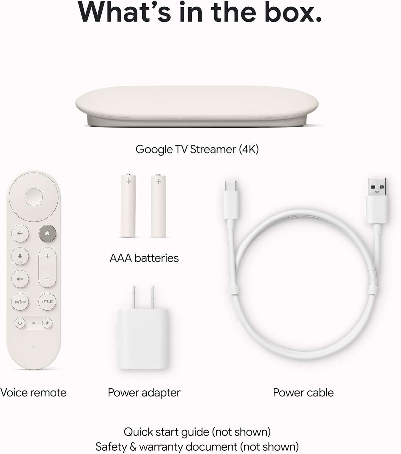 Google TV Streamer 4K - Fast Streaming Entertainment on Your TV with Voice Search Remote - Watch Movies, Shows, Live TV, and Netflix in 4K HDR - Smart Home Control - 32 GB of Storage - Porcelain - Image 10