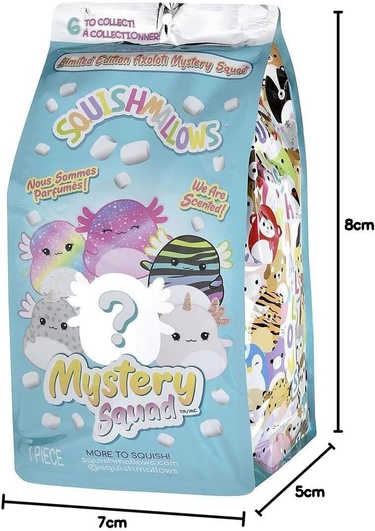 Squishmallows Limited Edition 8-inch Scented Axolotl Mystery Squad Pack - Image 5
