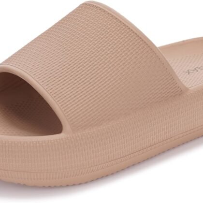 BRONAX Pillow Slippers for Women and Men | House Slides Shower Sandals | Cushioned Thick Sole