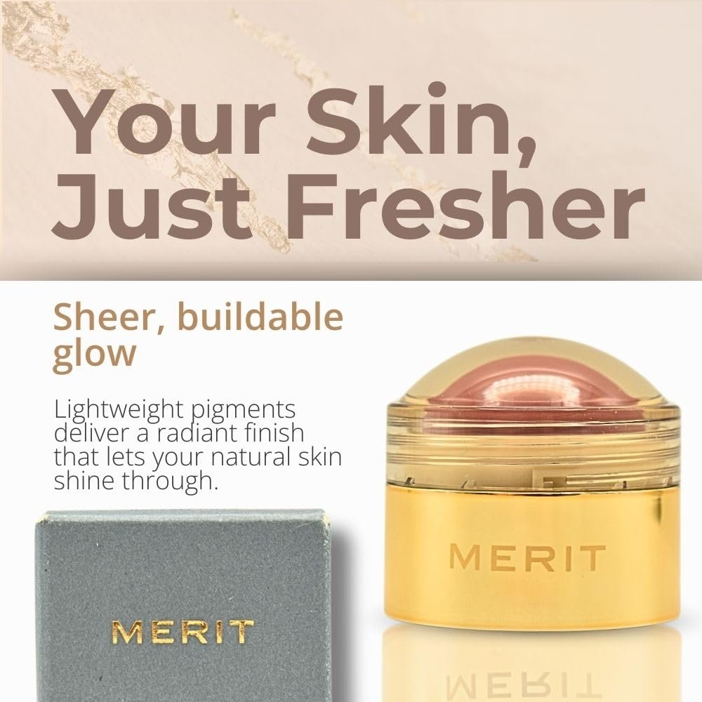 MERIT Flush Balm Cream Blush – Archival Cool Mauve | Hydrating Radiant Cheek & Lip Tint Stick with Vitamin E | Lightweight, Buildable, Vegan & Cruelty-Free Blush - Image 3