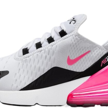 Nike Air Max 270 Women's Shoes (AH6789-127, White/Black/White/Hyper Pink)