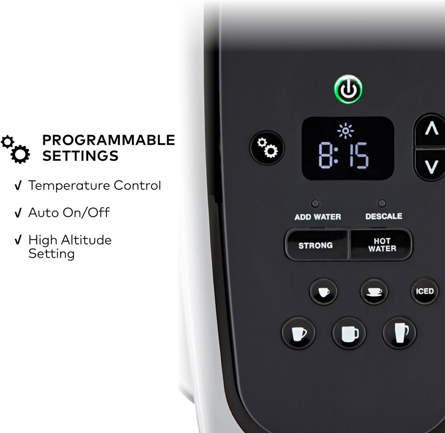 Keurig K-Elite Single Serve K-Cup Pod Coffee Maker, with Strength and Temperature Control, Iced Coffee Capability, 8 to 12oz Brew Size, Programmable, Brushed Gold - Image 5