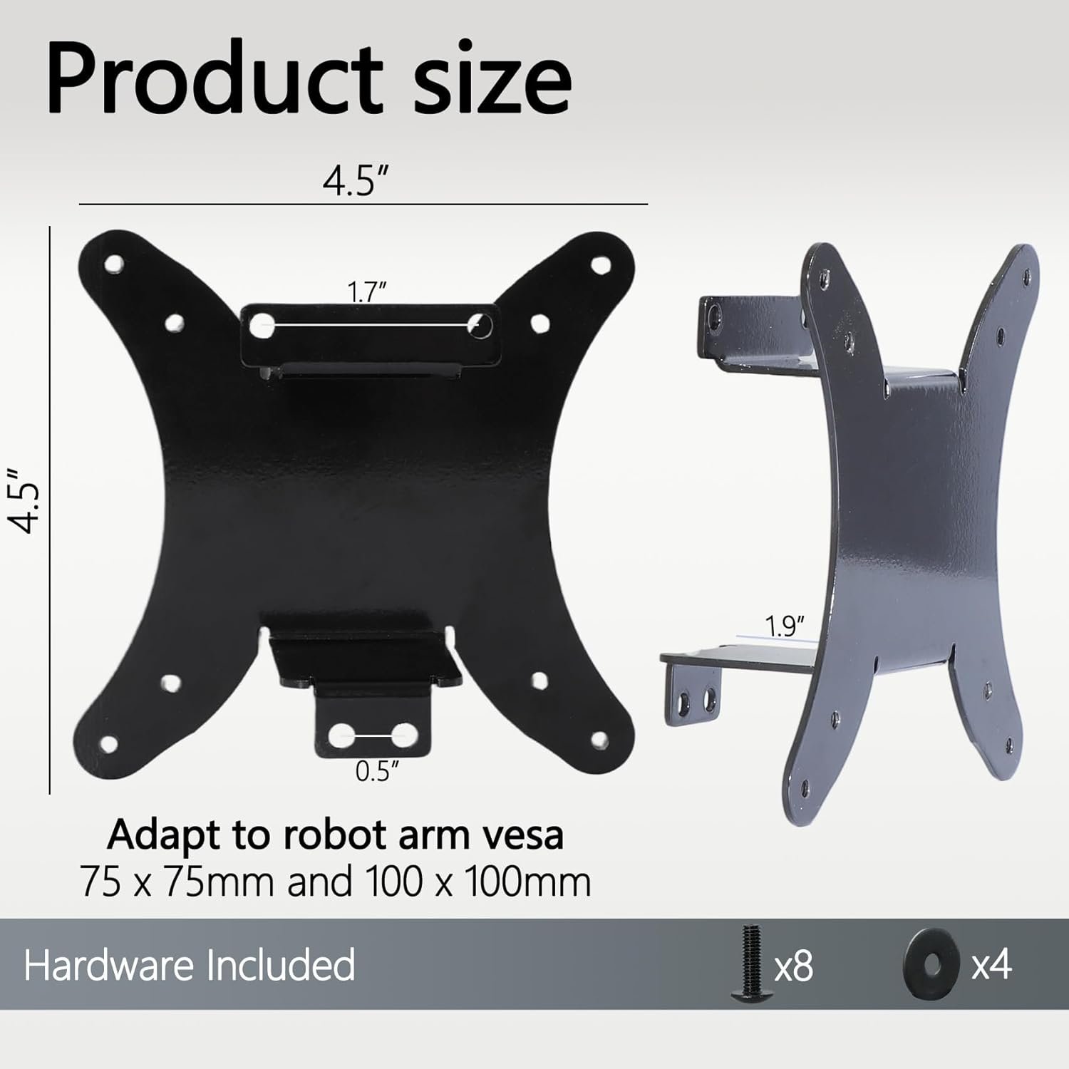 Odyssey OLED G9 VESA Mount Adapter Compatible with Samsung OLED G9 49-inch Monitors(Fits G91SD G93SC G93SD G95SC and G95SD )– 75x75 to 100x100 Wall Mount Bracket - Image 6
