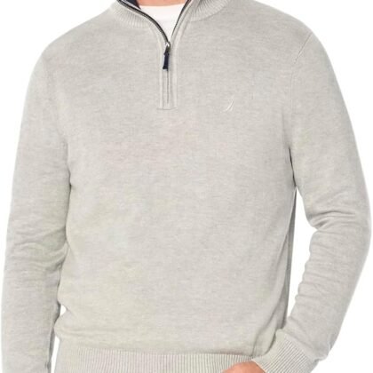 Nautica Men's Quarter-Zip Sweater