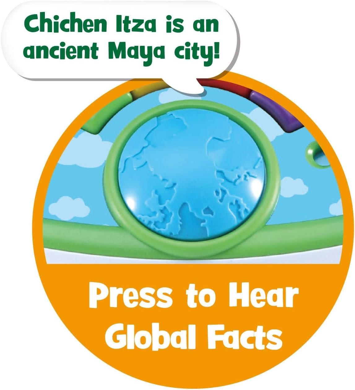 LeapFrog LeapGlobe Light-Up and Touch Interactive Electronic Globe for Kids, Exploration Toy for Ages 3 and Up - Image 8