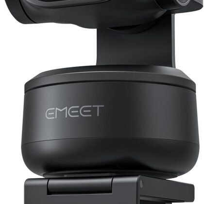 EMEET PIXY Dual-Camera AI-Powered PTZ Camera 4K, AI Tracking, PDAF&AI Autofocus 0.2s, 1/2.55'' Sony Sensor, 3 Mics, Presets, Gesture Control, 4K Webcam for Streaming and OBS/Twitch/Switch 2 Compatible