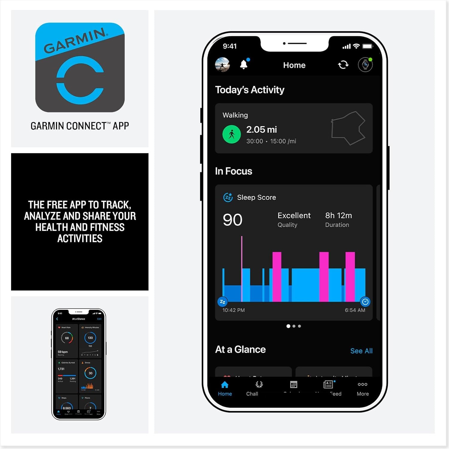Garmin Lily® 2 Active, Small and Stylish Smartwatch, Built-in GPS, Hidden Display, Patterned Lens, Up to 9 Days Battery Life, Lunar Gold with Bone Silicone Band - Image 5
