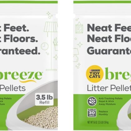 Purina Litter Tidy Cat Breeze Pellets, 3.5 lb, 2 Packs, Limited Edition