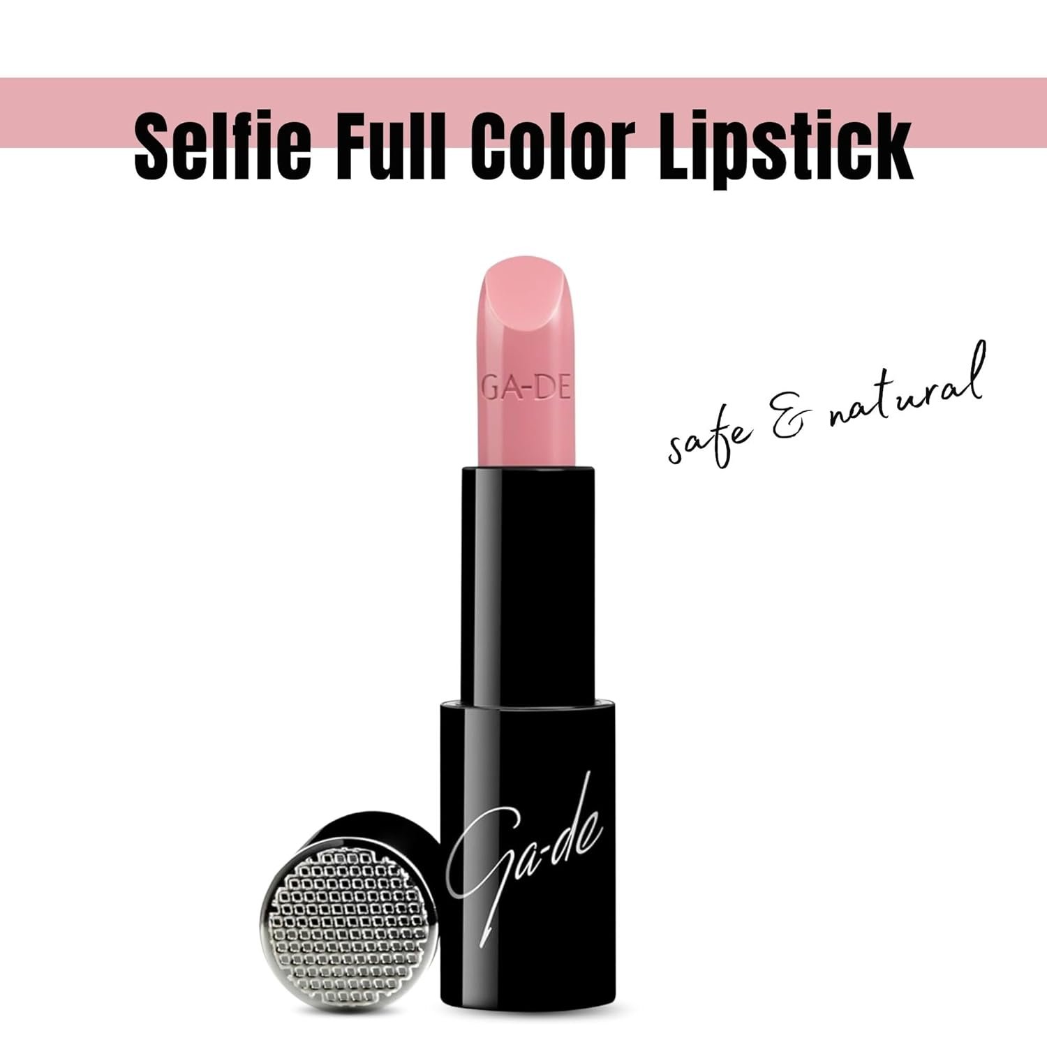 GA-DE Selfie Full Color Lipstick, 851 - Long Lasting High Pigment Lipstick with Argan Oil - Creamy Radiant Shine and Hydrating Benefits - 0.14 oz - Image 4