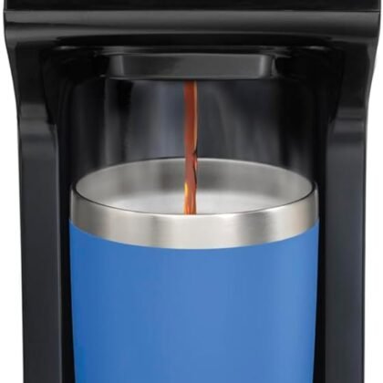 Hamilton Beach FlexBrew Single Serve Coffee Maker, Coffee Machine Compatible with Pod Packs and Grounds, Black Next Gen (49900)
