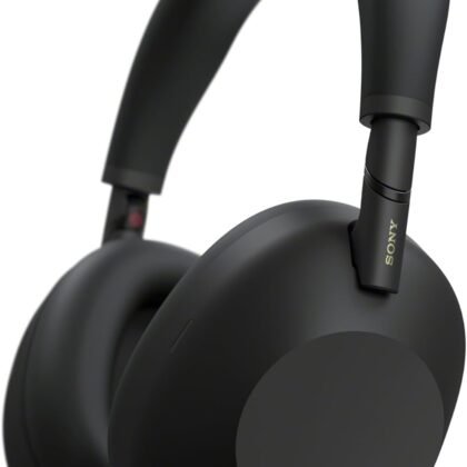 Sony WH-1000XM6 The Best Noise Canceling Wireless Headphones, HD NC Processor QN3, 12 Microphones, Adaptive NC Optimizer, Mastered by Engineers, Studio-Quality, 30-Hour Battery, Black