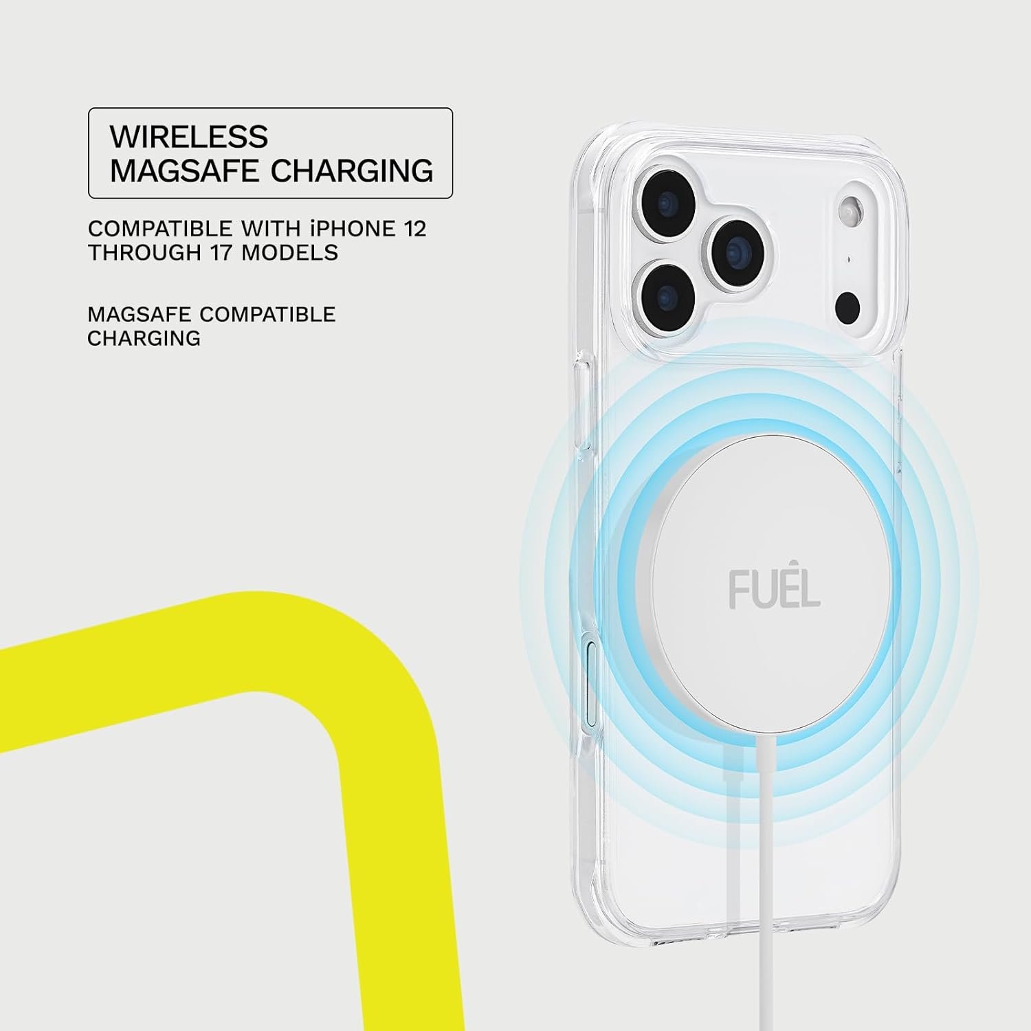 iPhone Charger Fast Charging MagSafe Charger - Fuel - 15W Magnetic Wireless Charger - Magnetic/MagSafe Charging Pad for iPhone 17 Pro Max/Air/16 Pro Max/15 Pro Max/14/13/12 & AirPods Gen 4/3/2/Pro 3/2 - Image 2