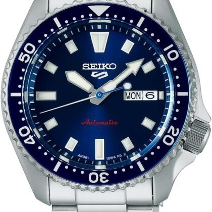 SEIKO 5 Sports Men's Automatic Watch with Stainless Steel Case and Luminous Hands - Stylish Wrist Watches