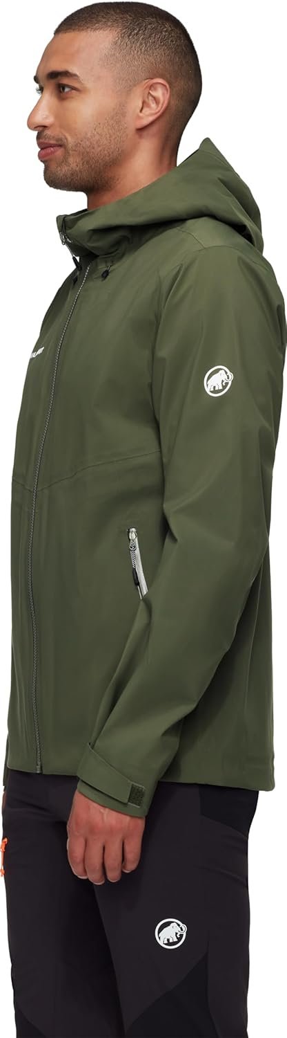 Mammut Outdoor Hardshell Hooded Mens Jacket, Waterproof, Lightweight, Breathable Hiking and Trail Running Jacket - Image 3