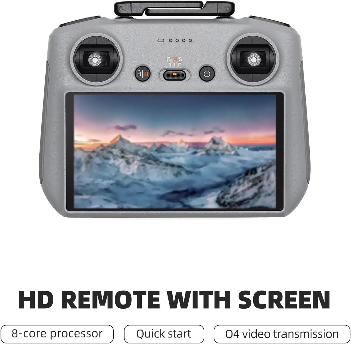 Original Mini 4 Pro RC 2 Remote Controller for DJI Mini 4 PRO/Air 3 Drone,Light and Compact with a 5.5-inch FHD Screen,New Processor,O4 Video Transmission,and 2T4R ,Smart Controller for Drones - Image 3