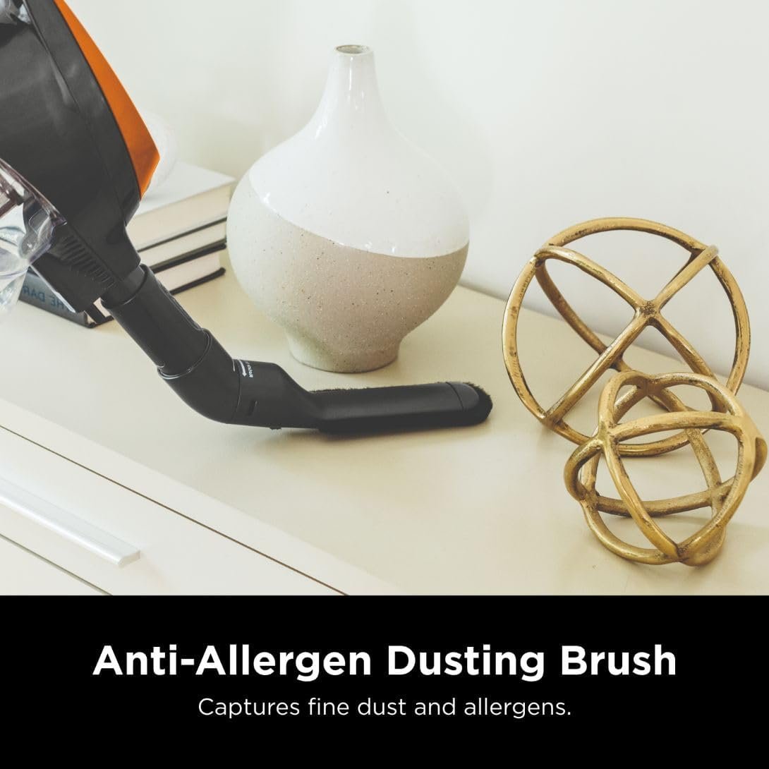 Shark Rocket Ultra-Light Corded Bagless Vacuum for Carpet and Hard Floor Cleaning with Swivel Steering (HV301), Gray/Orange - Image 7