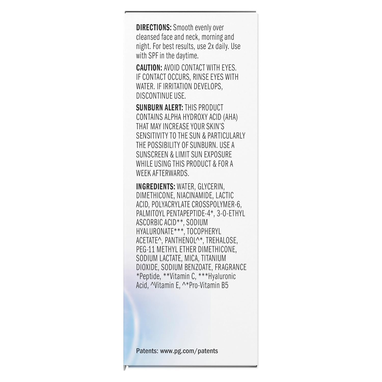 Olay Super Serum - Niacinamide, Vitamin C & E, Collagen Peptide, AHA - 5-in-1 Skin Care Benefits for Face - Healthy Glow, Brightening, Hydrating, Smoothing, Firming, Evens Tone, Anti-Aging, 1.7 Oz - Image 17
