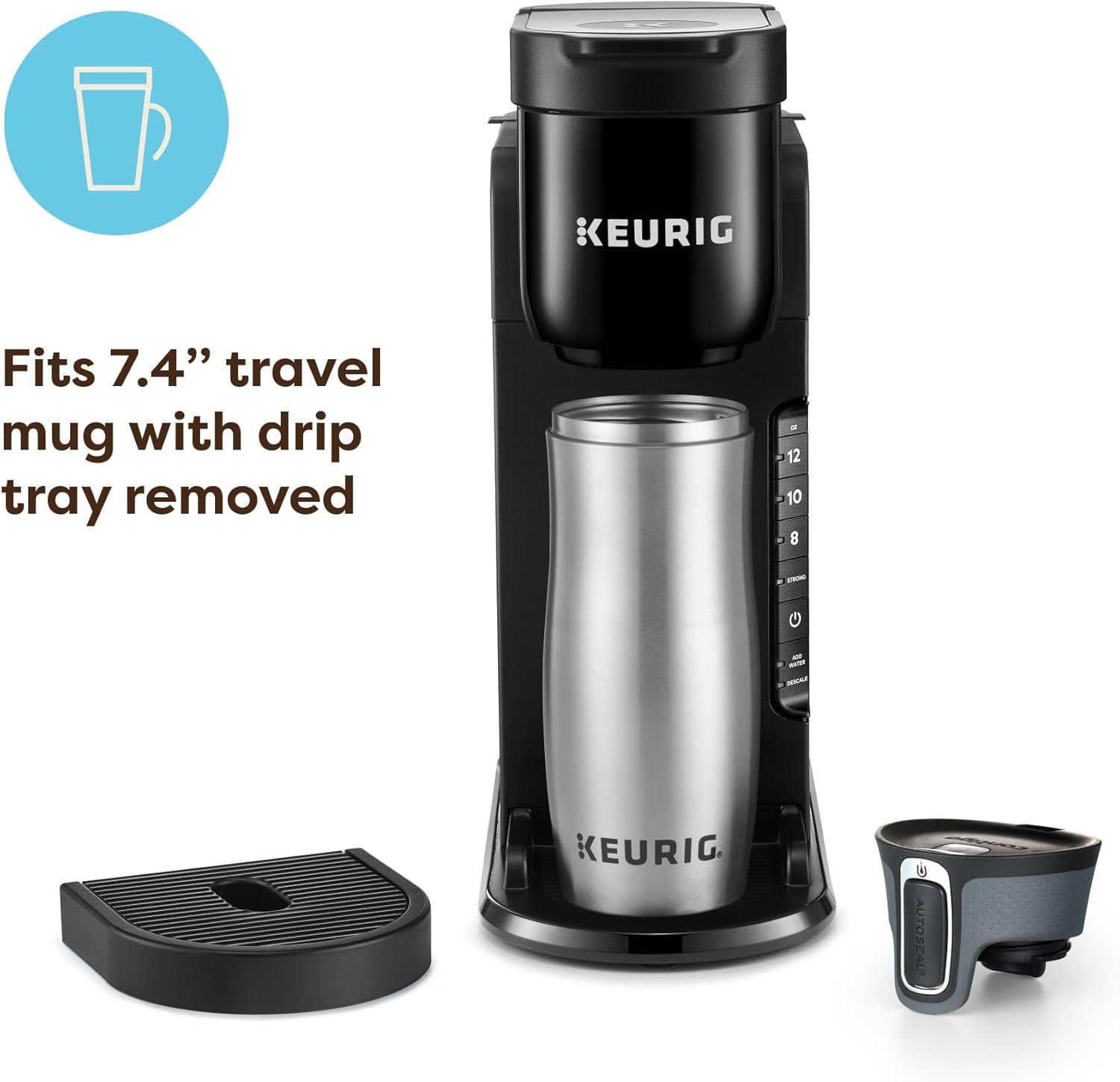 Keurig K-Express Single Serve Coffee Maker – Strong Brew Option, 42oz Reservoir, Sleek Design for Holiday Hosting & Gifting, Black - Image 5