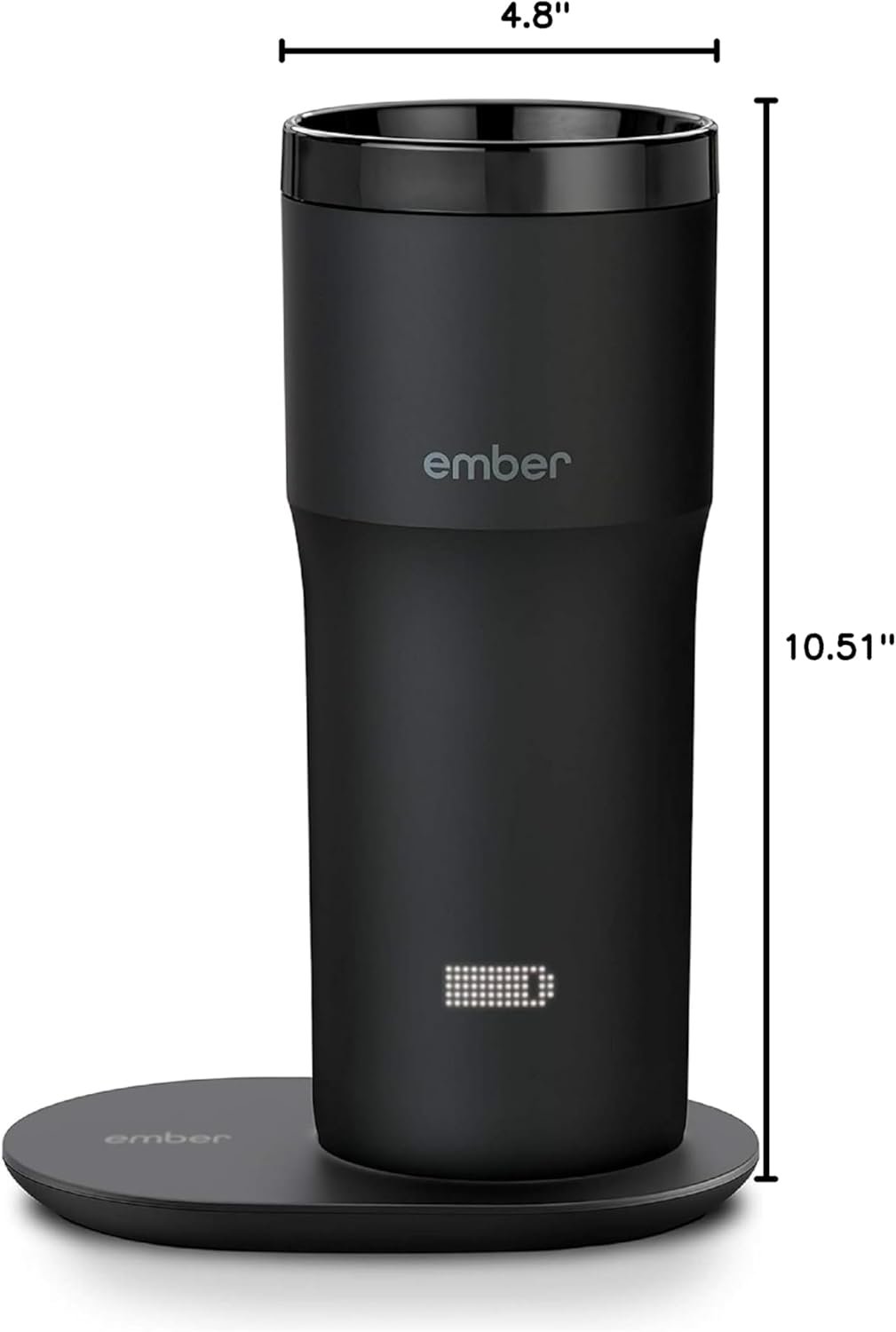 Ember Travel Mug 2+, 12 oz, Temperature Control Smart Travel Mug, Stainless Steel, Slate Black (with Apple Find My) - Image 9