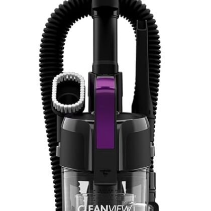Bissell CleanView Compact Turbo Upright Vacuum with Quick Release Wand, Full Size Power, Compact Size for Apartments & Dorms, 3437F