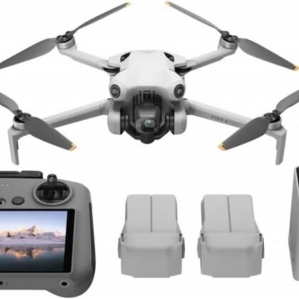 DJI Mini 4 Pro Fly More Combo Plus with DJI RC 2, Drones with Camera for Adults 4K, 3 Intelligent Flight Battery Plus for up to 135 Mins Flight Time, Smart Return to Home, Drone for Beginners