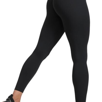 CRZ YOGA Secretsculpt Butterlift Workout Leggings 25" - No Front Seam High Waisted Womens Yoga Pants Booty Scrunch Butt