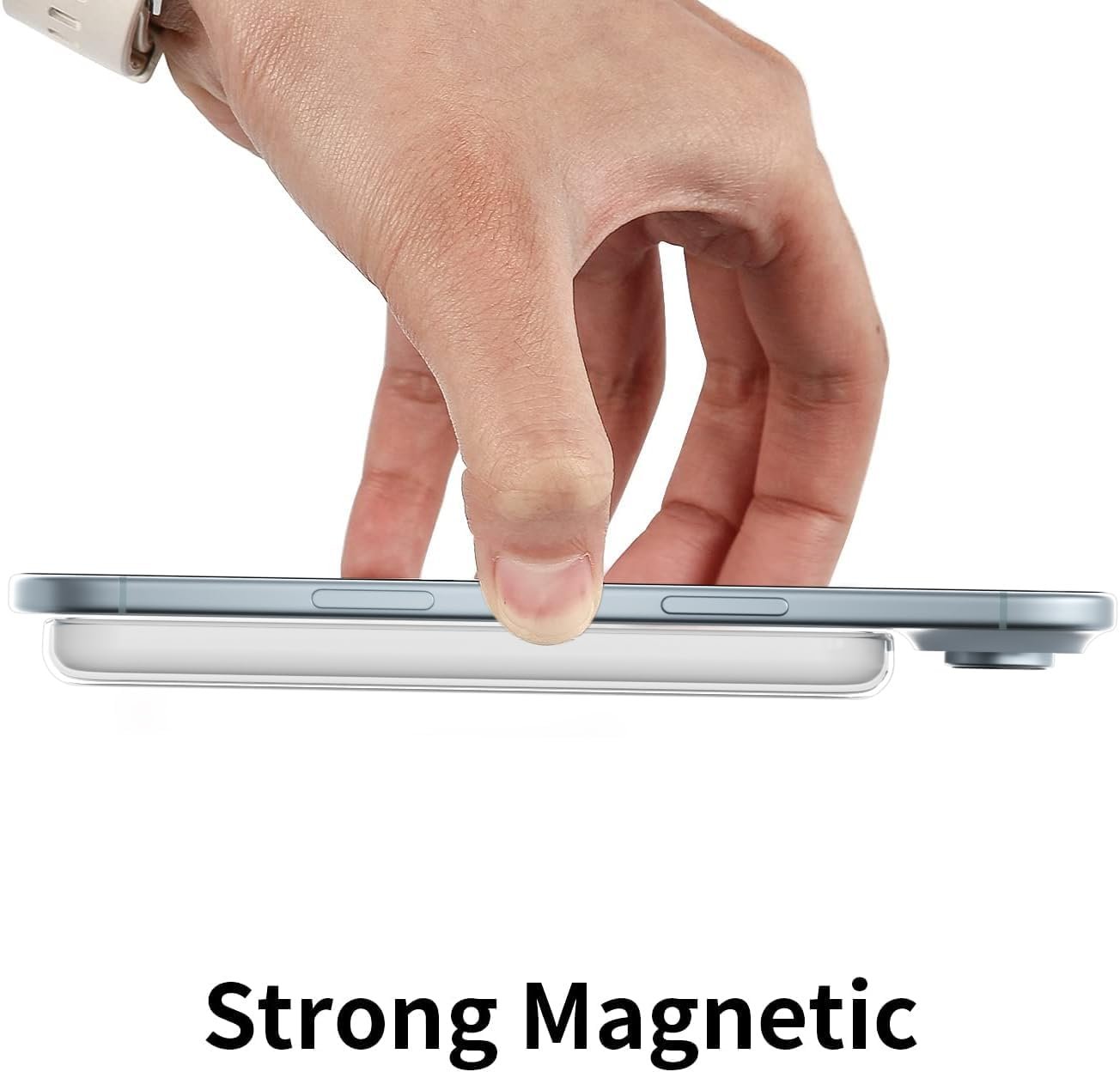 oakxco Silicone Case Compatible with iPhone Air Magsafe Battery Pack, Ultra Thin Slim Cover for 17 Air Battery Pack, TPU Rubber Scratch & Shatter Resistant Cover, Crystal Clear - Image 6