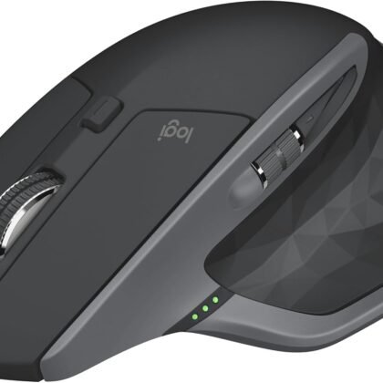 Logitech MX Master 2S Wireless Mouse - Hyper-Fast Scrolling, Ergonomic, Rechargeable, Control 3 Computers, Graphite