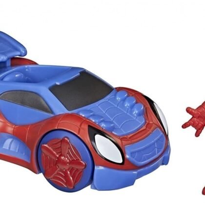 Marvel Spidey and His Amazing Friends Spidey Action Figure and Web-Crawler Vehicle, for Kids Ages 3 and Up