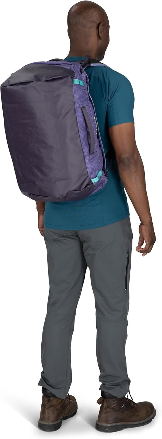 Osprey Transporter 40L Travel Duffel Bag, Black - Image 11