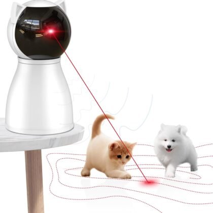 Cat Toys [2025 Newly Upgraded] Real Random Trajectory Rechargeable Motion Activated Cat Laser Toy Automatic,Interactive Cat Toys for Indoor Cats/Kitten/Dogs