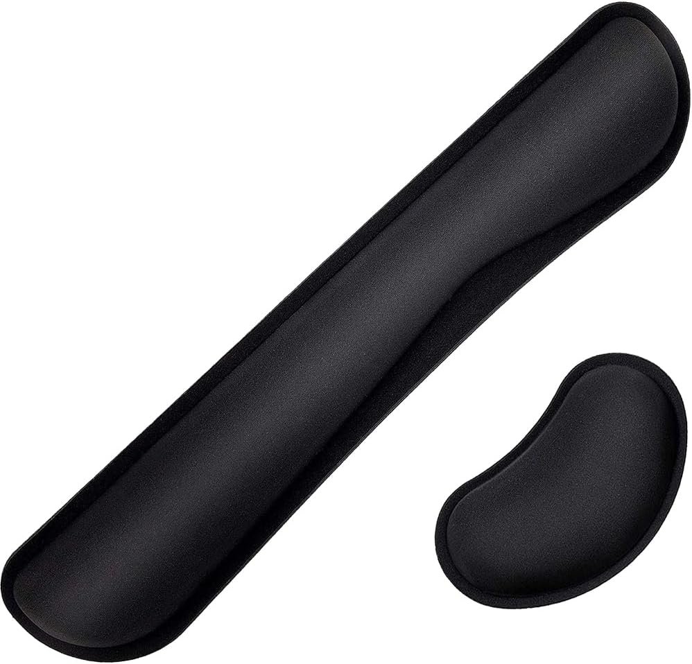 Logitech 910-006556 MX Master 3S Performance Wireless Mouse Black Bundle with Deco Essentials Keyboard and Mouse Gel Memory Foam Wrist Pads - Image 9