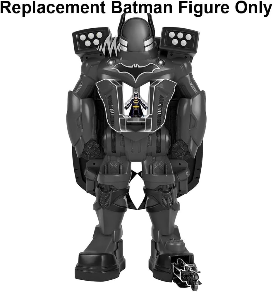 Replacement Parts for Fisher-Price Imaginext DC Super Friends Batbot Xtreme - FGF37 ~ Replacement Batman Figure - Image 5