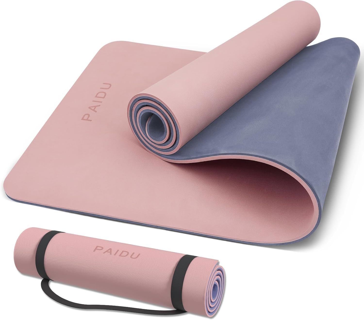Yoga Mat Non Slip Anti-tear,extra thick-2/5 inch(10MM)High Resiliency Professional POE Yoga Mats for Women Men Kids,72"x24"inch,Workout, Yoga, Pilates and Floor Exercise, with Carrier Strap