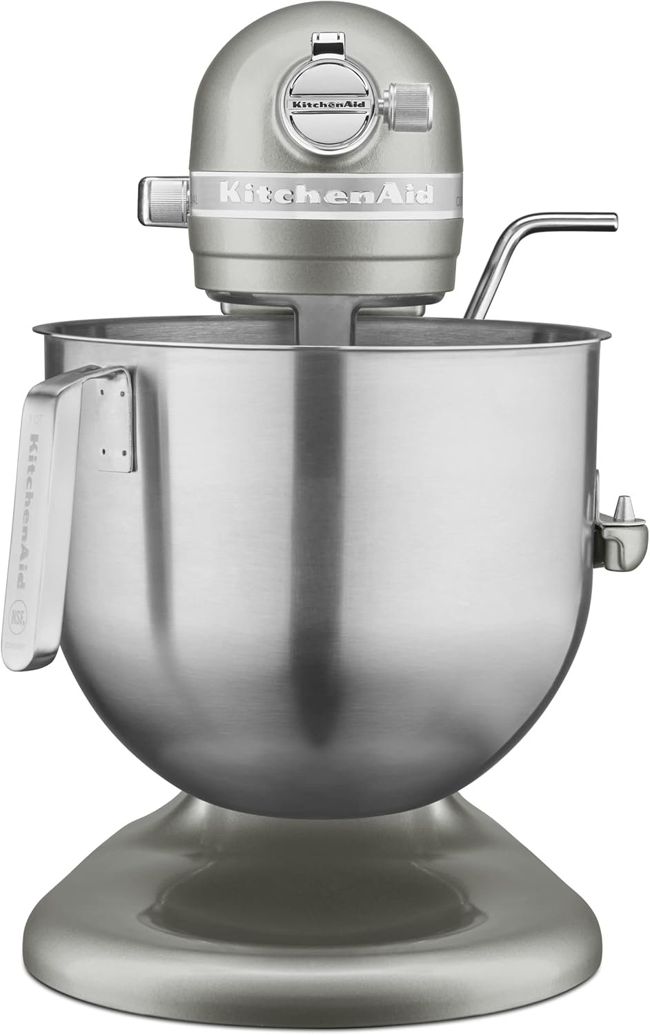 KitchenAid KSM8990CU 8-Quart Commercial Countertop Mixer, 10-Speed, Gear-Driven, Contour Silver - Image 5