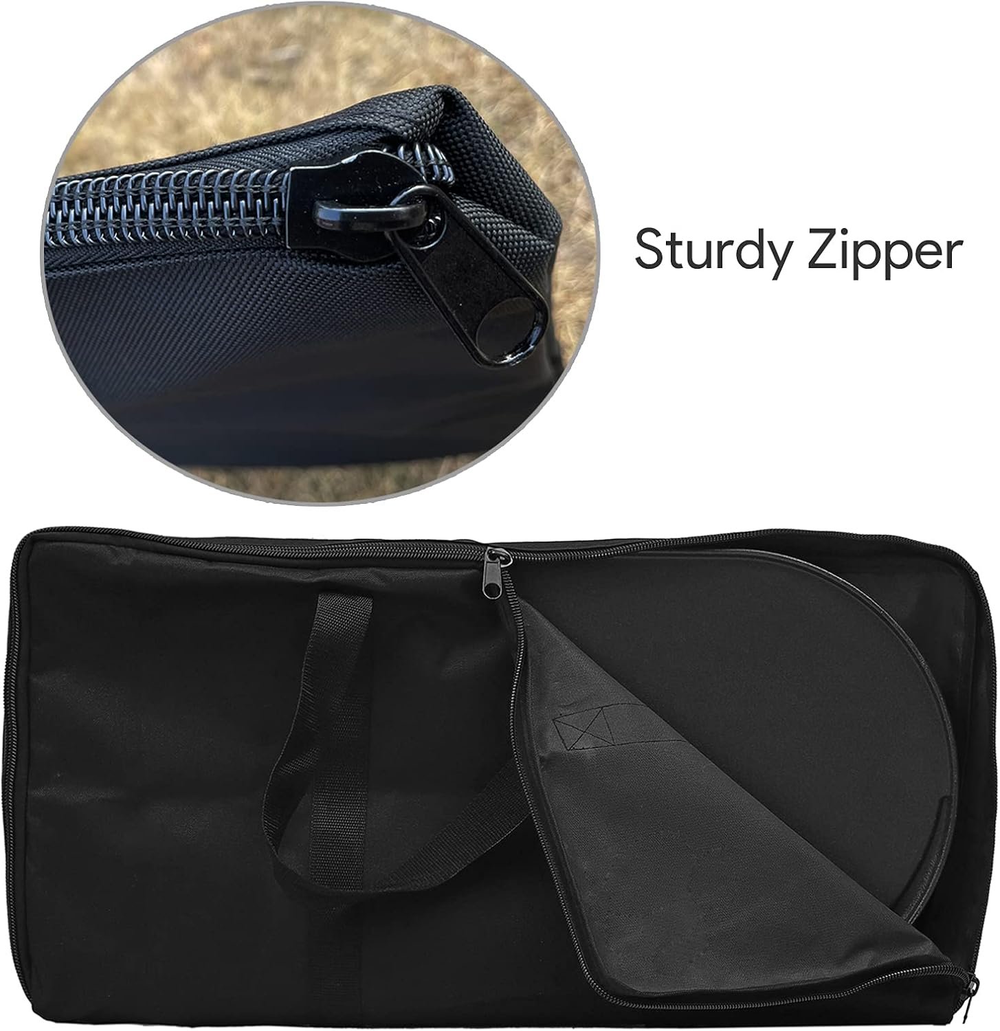 Cast Iron Griddle & Carry Bag Replacement for Coleman Roadtrip Swaptop Grill,Premium Quality Outdoor Accessories for Camping Non-Stick Griddle,Coleman Roadtrip 285,Full Size - Image 6