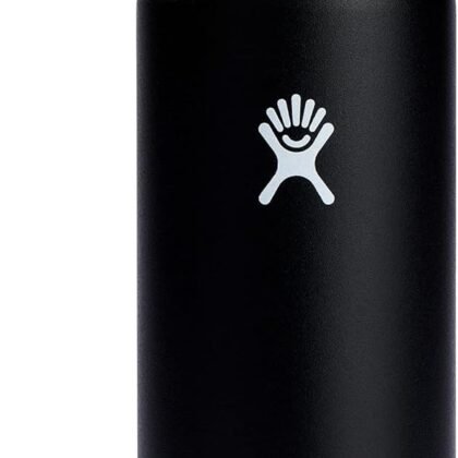 Hydro Flask Water Bottle - Insulated Stainless Steel - Wide Mouth Flex Lid, Non Spill, Leakproof and Refillable in 40 Oz