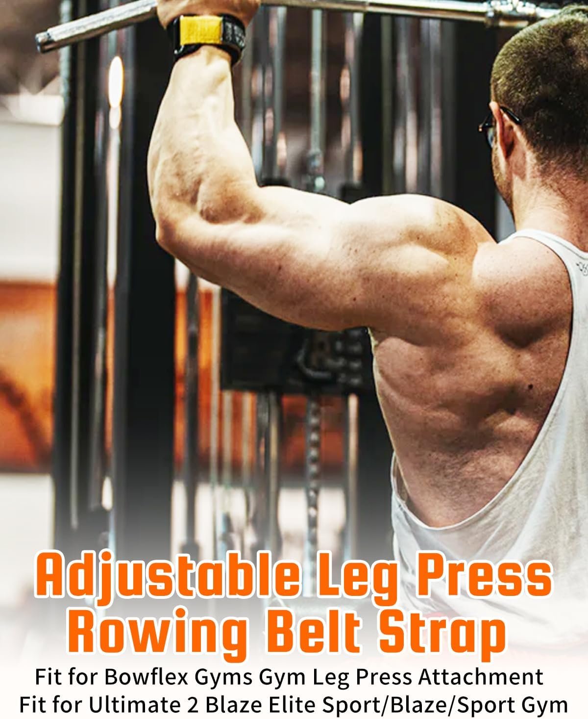 π»ππππ πΌπππππ
ππ
Adjustable Leg Press Rowing Strap, Fit for Bowflex Home Gym accessories, Fit for Ultimate 2 Blaze Elite Sport Blaze Sport Gym - Image 3