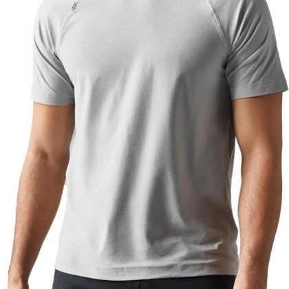 Rhone Reign Mens Workout Shirts, Anti-Odor, Quick Dry Mens Gym Shirts, Workout Shirts for Men