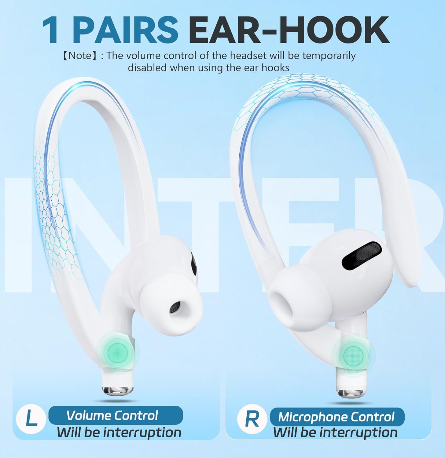 5 Pack Ultra Strong Magnetic AirPods Pro Straps, Anti-Lost Neck Cord for AirPods Pro 3 2025,AirPods 4th, AirPods Pro 2nd/1st, AirPod 3rd, AirPod 2nd/1st - 5 Pcs Silicone Sports Lanyard and 2 Ear Hook - Image 4