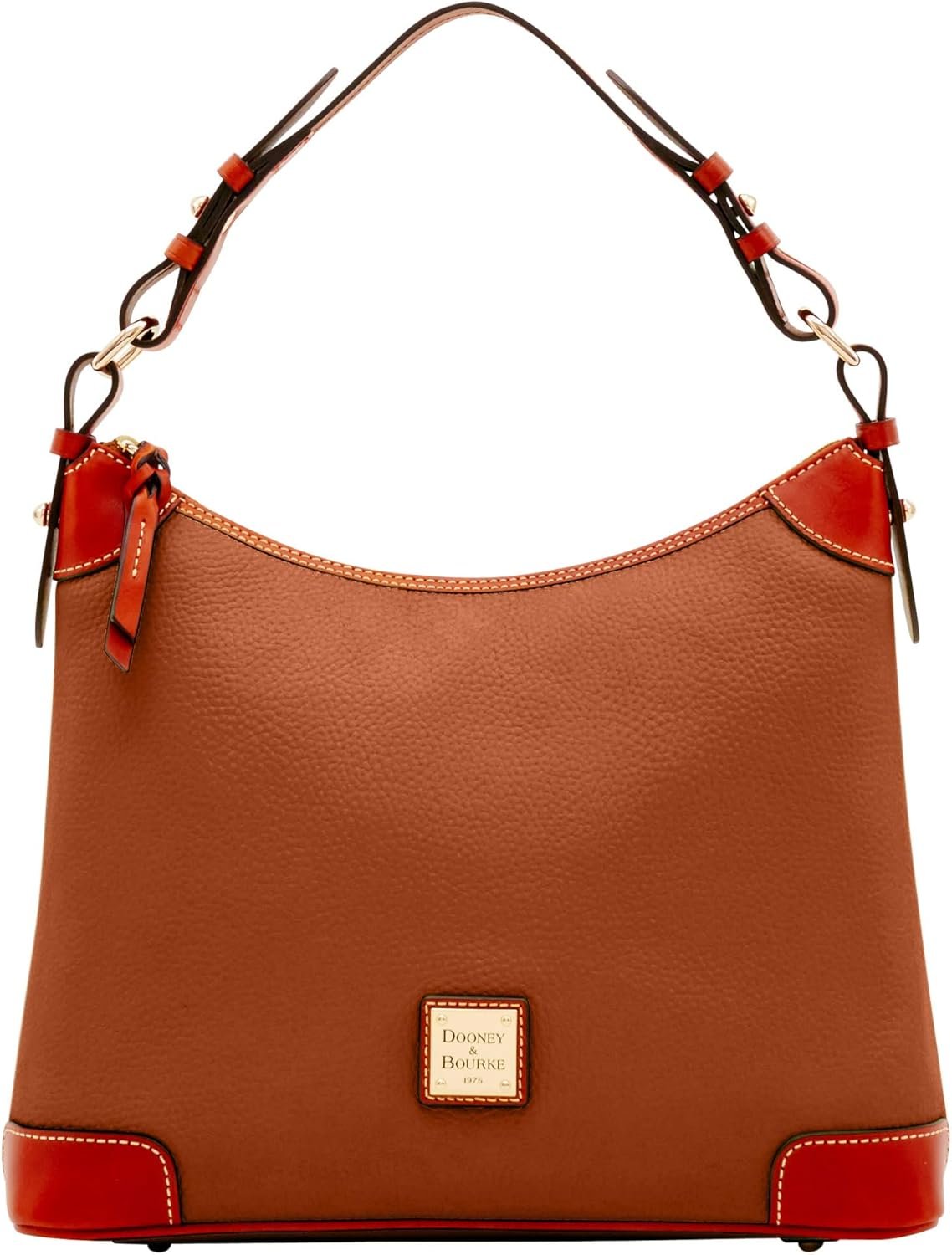 Dooney & Bourke Shoulder Bags for Women, Large Leather Hobo Handbag with Adjustable Strap