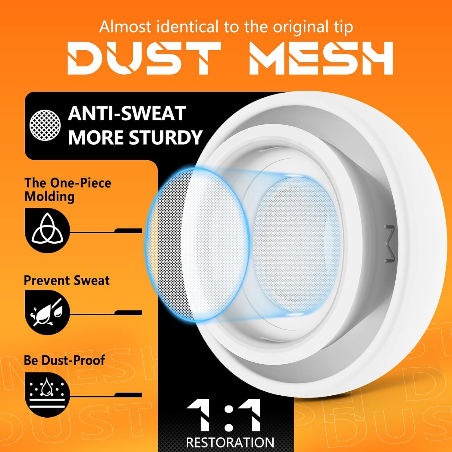 4 Pairs Replacement Ear Tips for AirPods Pro 2nd/1st Generation with Portable Storage Box & Cleaner Pen,Noise Reduction Holewith & Built-in dust Guard Screen,Silicone Ear Tips for AirPods Pro (White) - Image 4