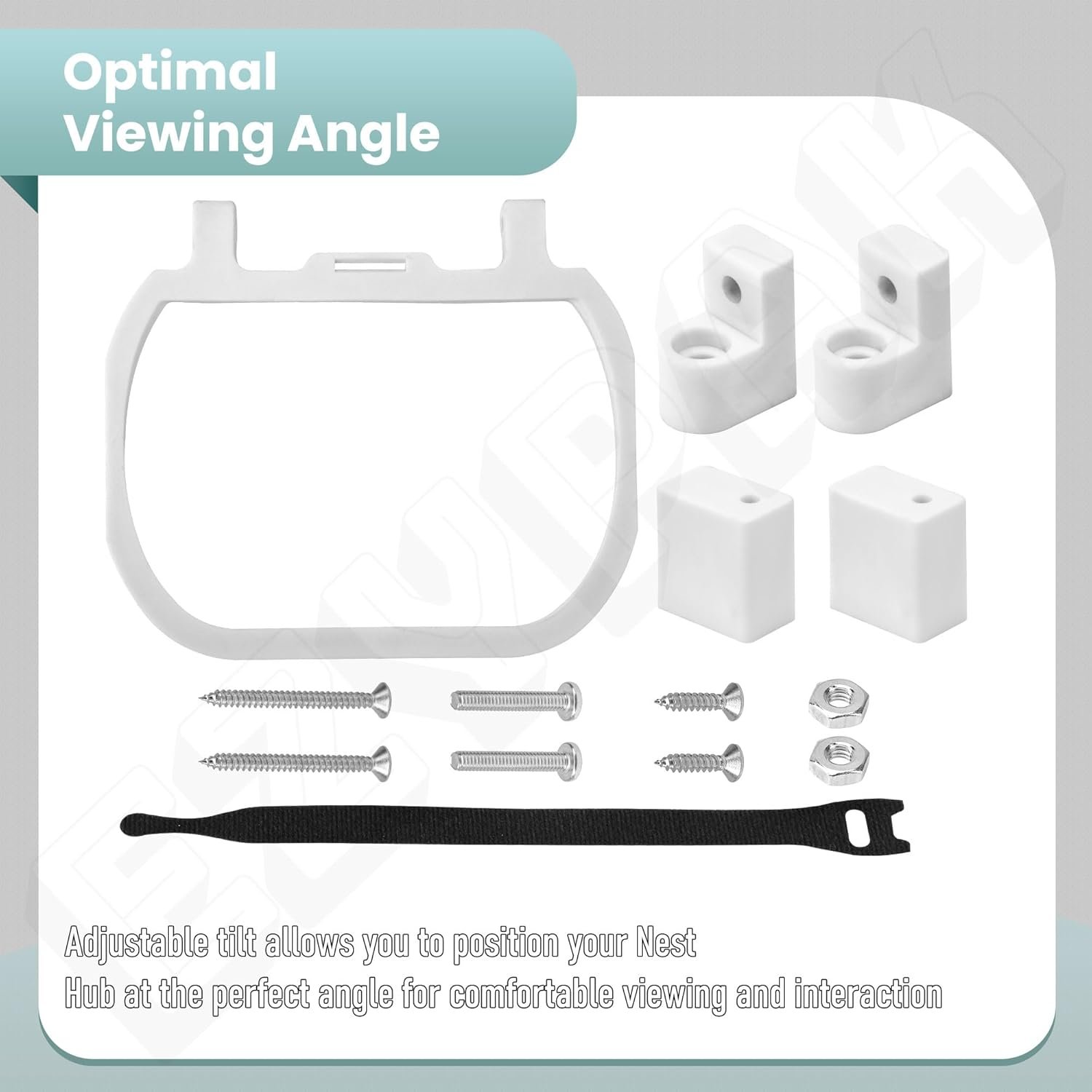 Mount Bracket for Google Nest Hub Home Kitchen Under Cabinet 1st Gen & 2nd Gen (Not Compatible with Nest Hub Max) - Image 6