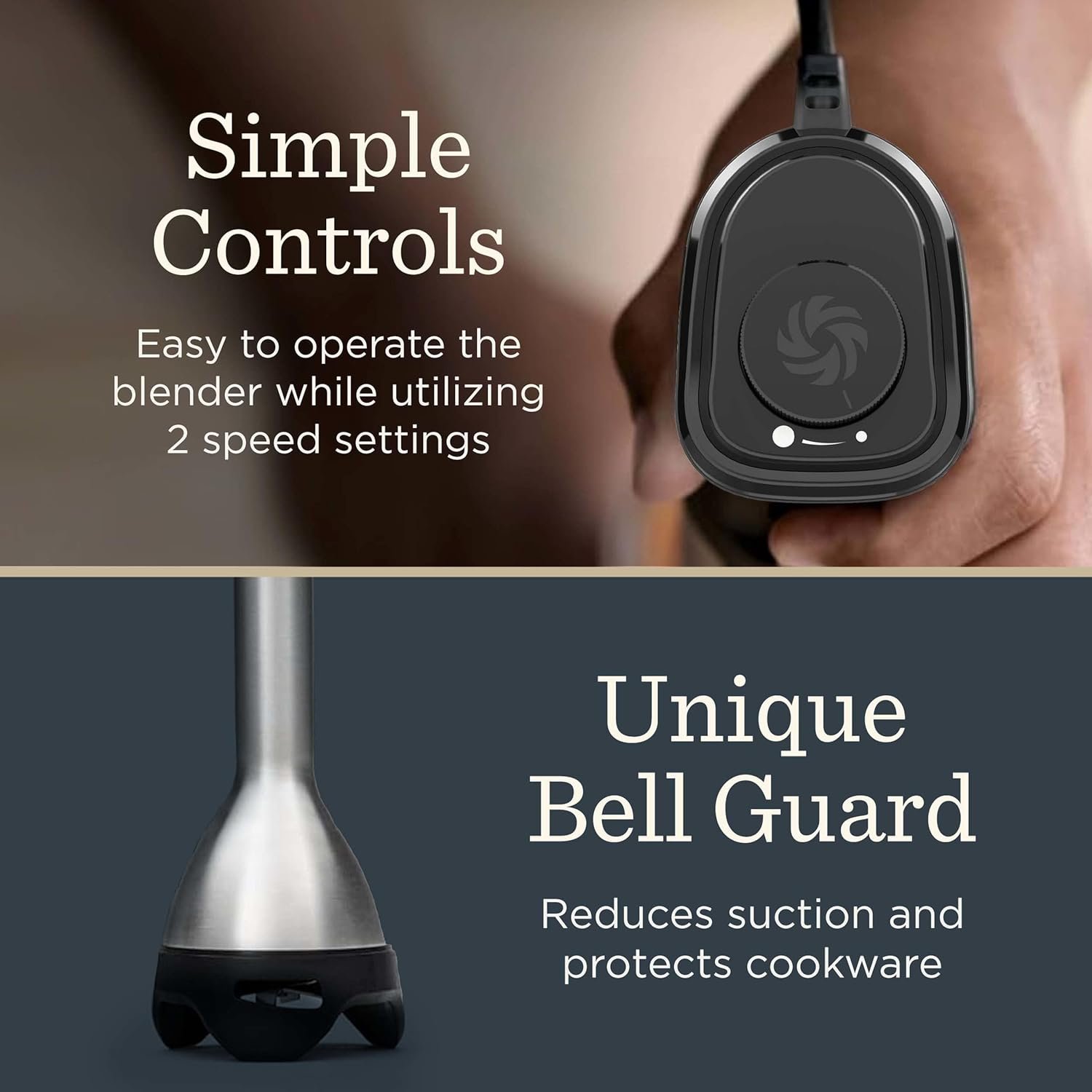 Vitamix 2-Speed Immersion Blender + Whisk Attachment, Professional-Grade Hand Blender with 350-Watt Motor and Stainless-Steel Blade, Black - Image 6