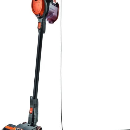Shark Rocket Ultra-Light Corded Bagless Vacuum for Carpet and Hard Floor Cleaning with Swivel Steering (HV301), Gray/Orange