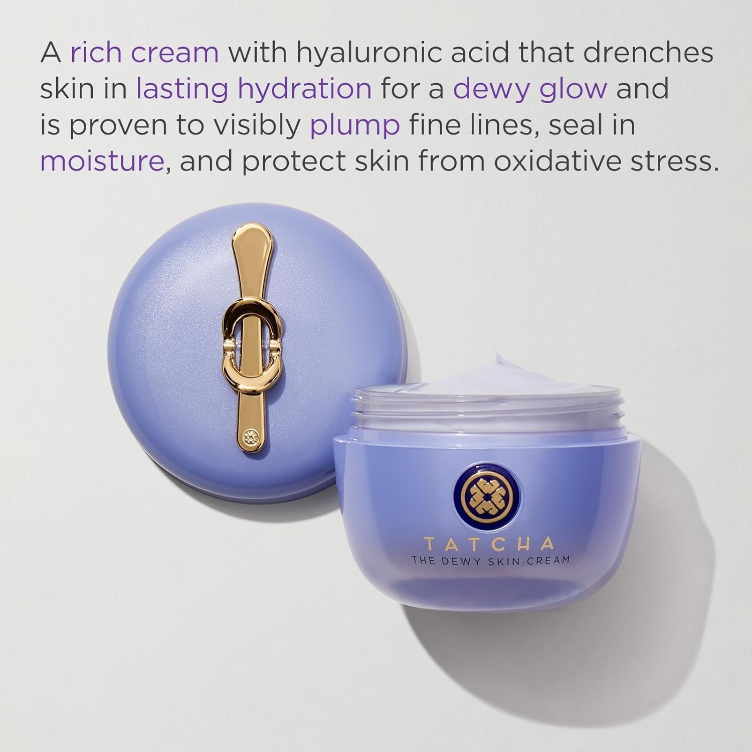 Tatcha Dewy Skin & Lips Hydrating Ritual Set, Travel Rice Wash, Full Size Dewy Skin Cream, Wisteria Lip Mask ($119 Value) - Image 2