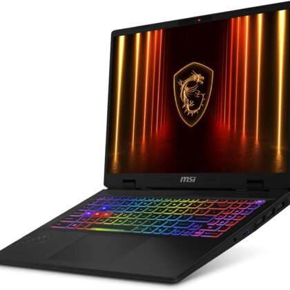 MSI Crosshair A16 HX 16” QHD+ 240Hz Gaming Laptop – AMD Ryzen 9 8940HX, NVIDIA GeForce RTX 5060, 16GB DDR5, 1TB NVMe SSD, Wi-Fi 6E, USB-C, Windows 11 D8WFKG-090US