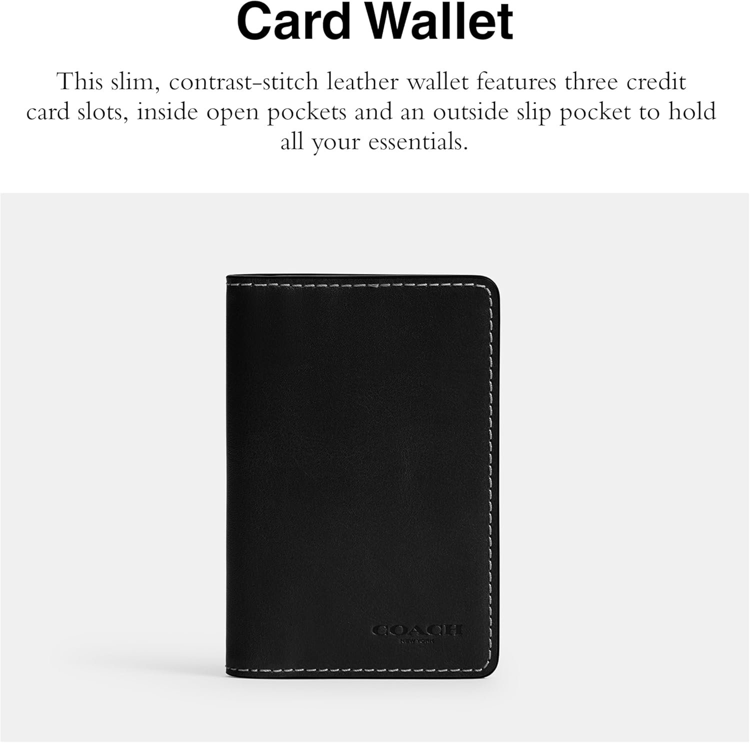 COACH Mens, Card Wallet - Image 2